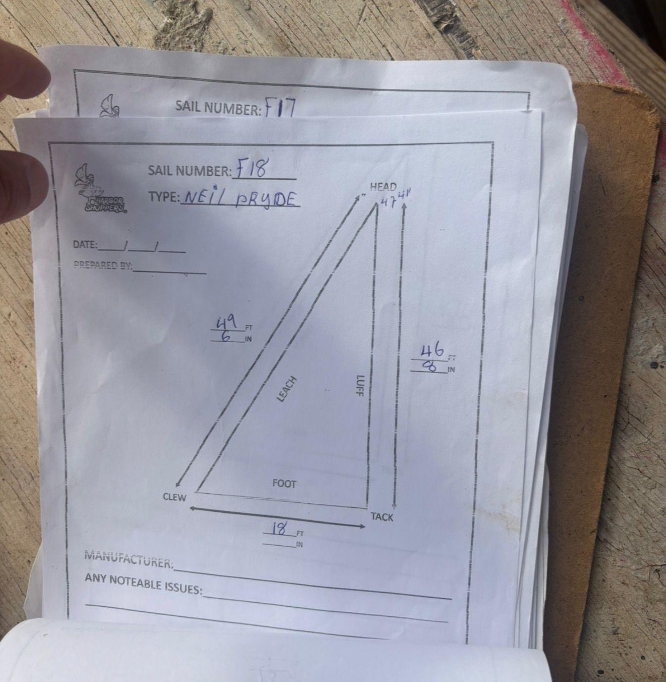 WhatsApp Image 2026-03-20 at 11.03.18 AM 2015-16 Neil Pryde Internationals Jib for an Oceania 45