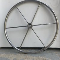 Steering wheel stainless steel 22" Inboard marine parts | outboard marine parts