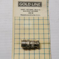 Gold Line Adapter Hand-Held VHF to Main Boat Antenna 255M Gold Line Adapter Hand-Held VHF to Main Boat Antenna 255M