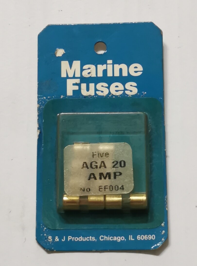 Buy S & J Marine Fuses AGA 20 AMP EF004, Harbor Shoppers