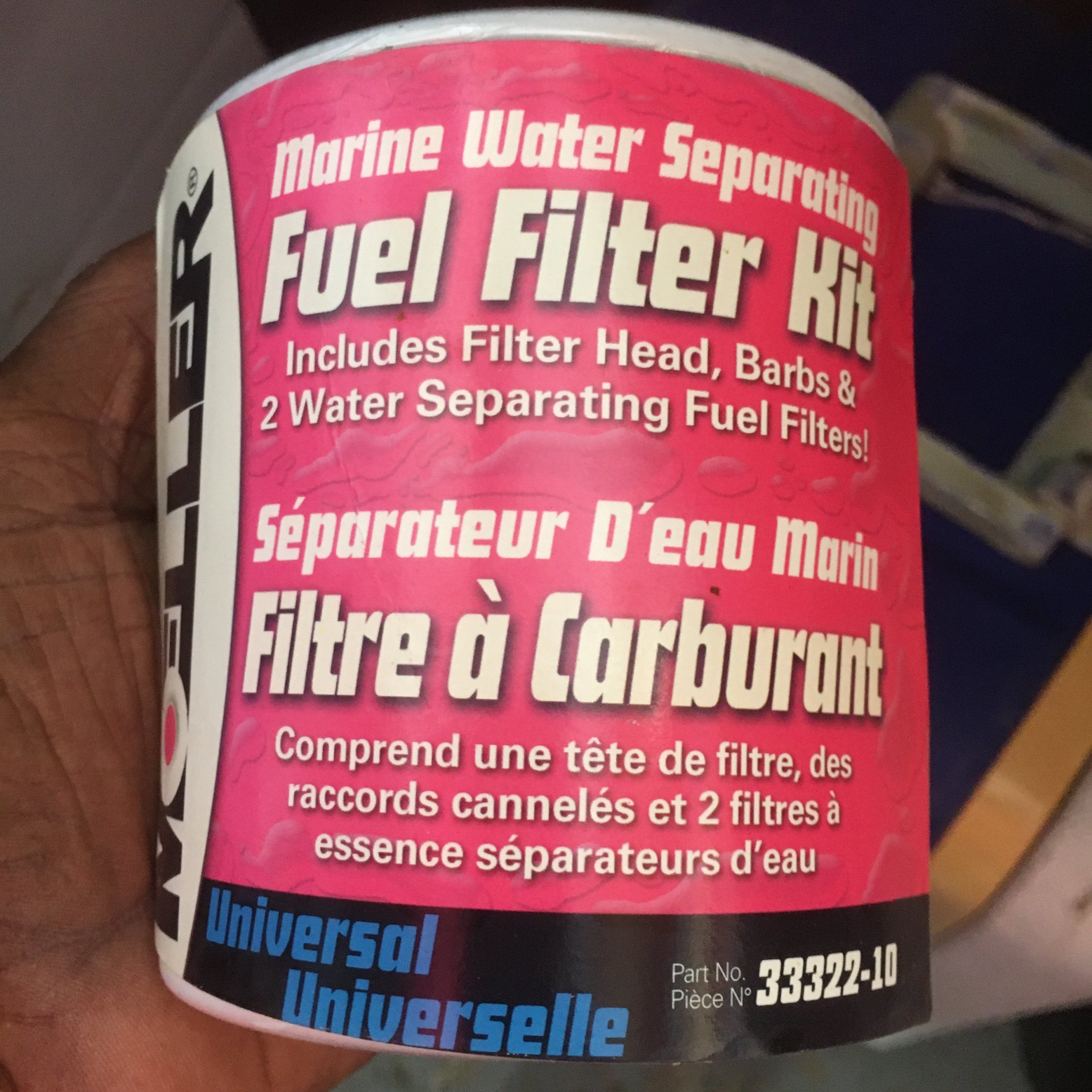 Buy MOELLER Marine Water Separating Fuel Filter Kit Part No. 3332210