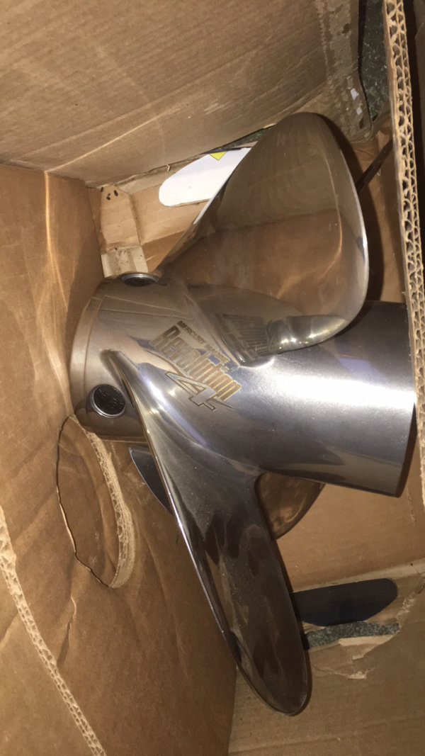 Brand New Mercury 4 Revolution Propeller