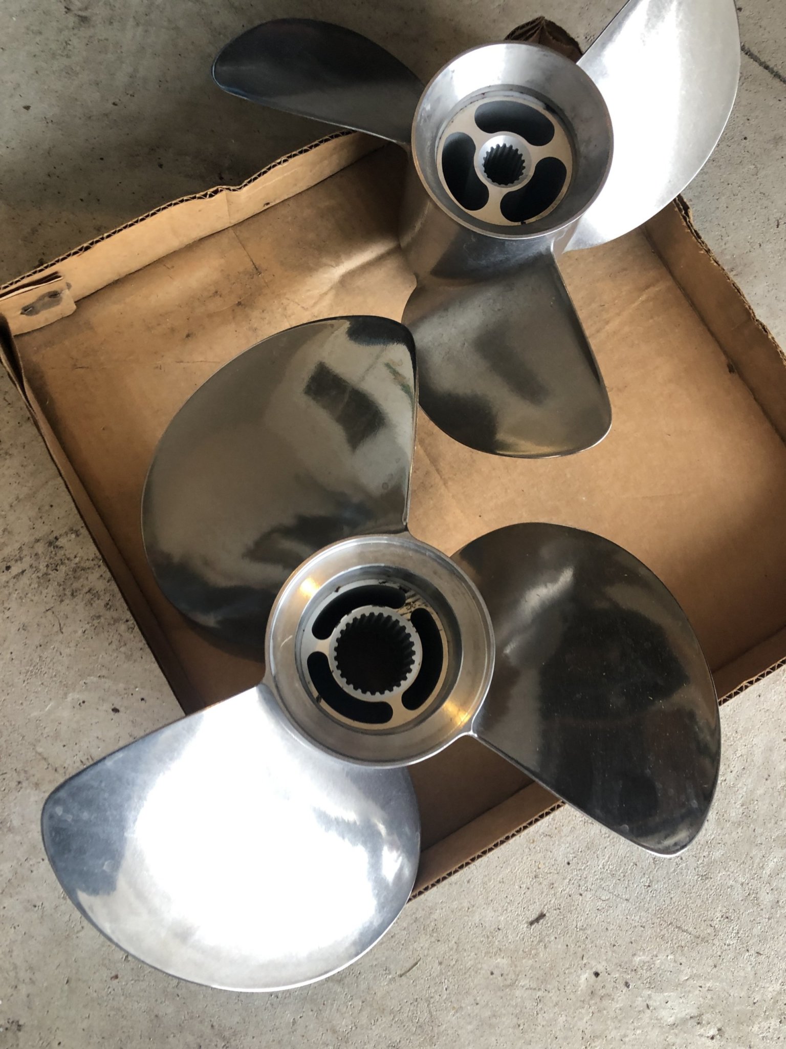 Buy New Dual Stainless Steel Propellers, Harbor Shoppers