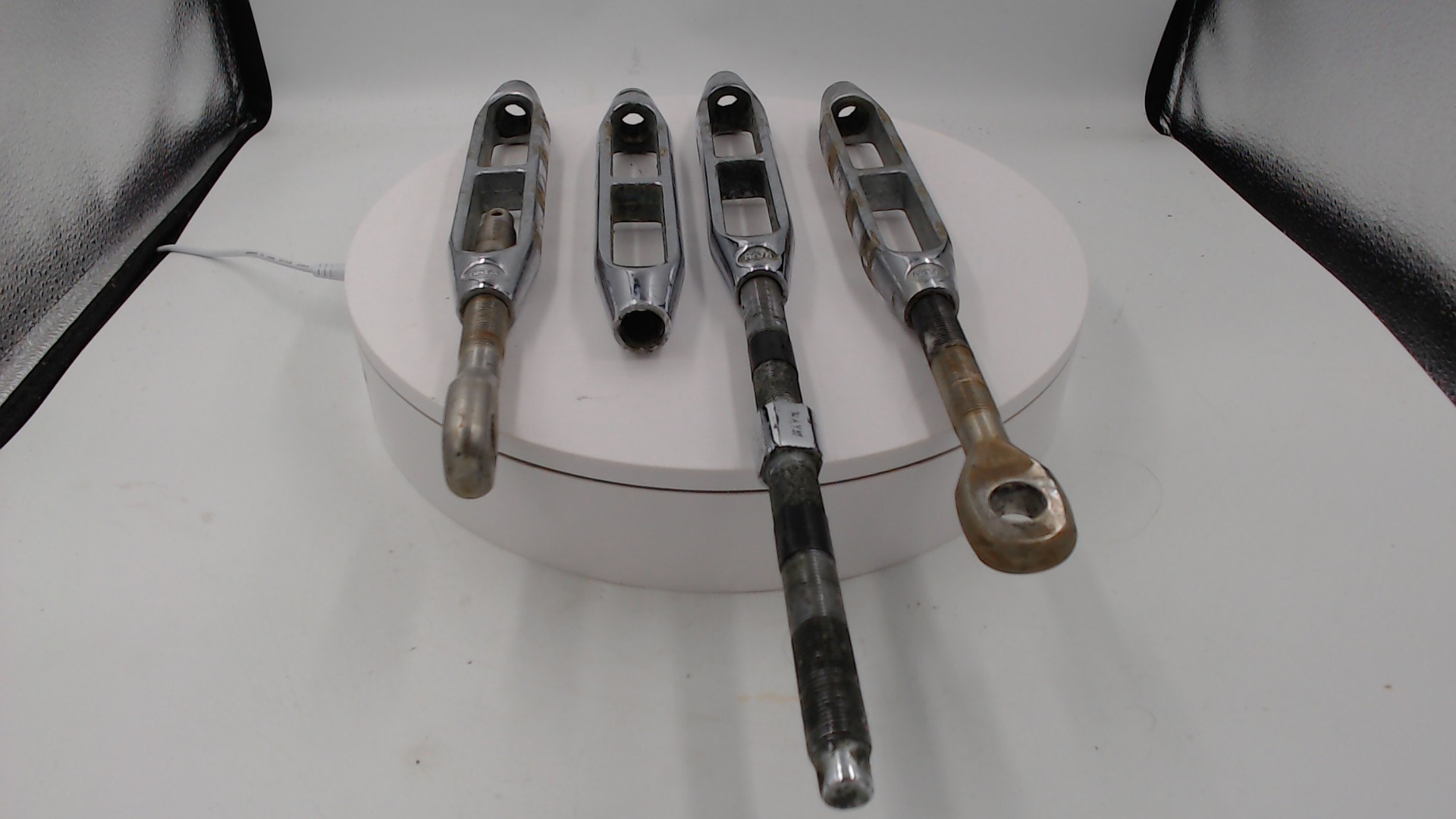 Buy 8" Long Stainless Turnbuckles, 1 Connector Rod and 2 Eye Bolts