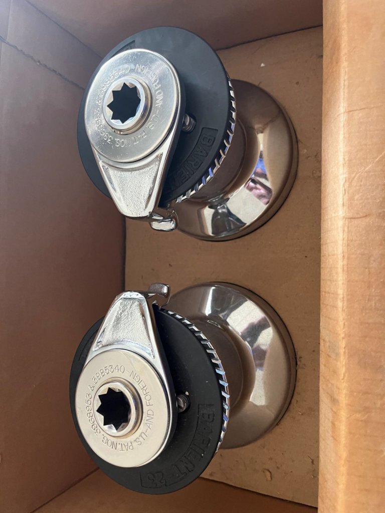 Buy Barient Set of 2 selftailing, 2 speed Barient winches, Harbor
