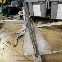 Danforth Anchor  14#  Used  WW