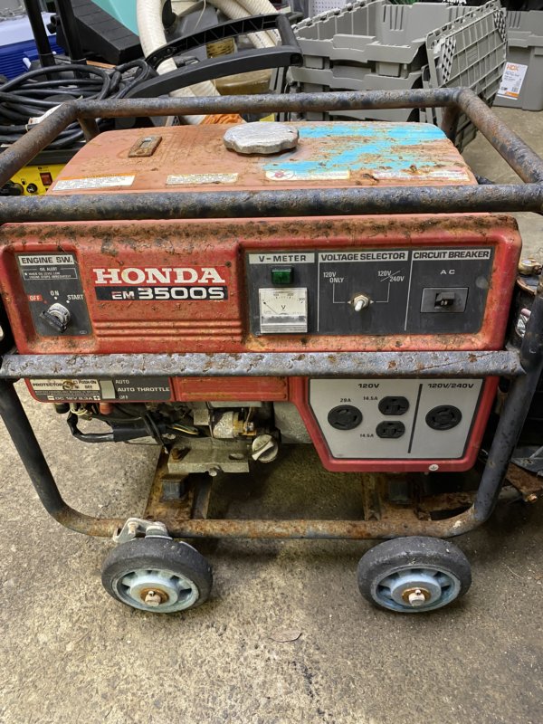 Buy Honda EM3500S Generator Used Wb, Harbor Shoppers