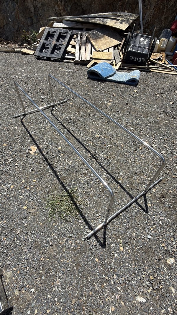 Solar panel arch stainless steel