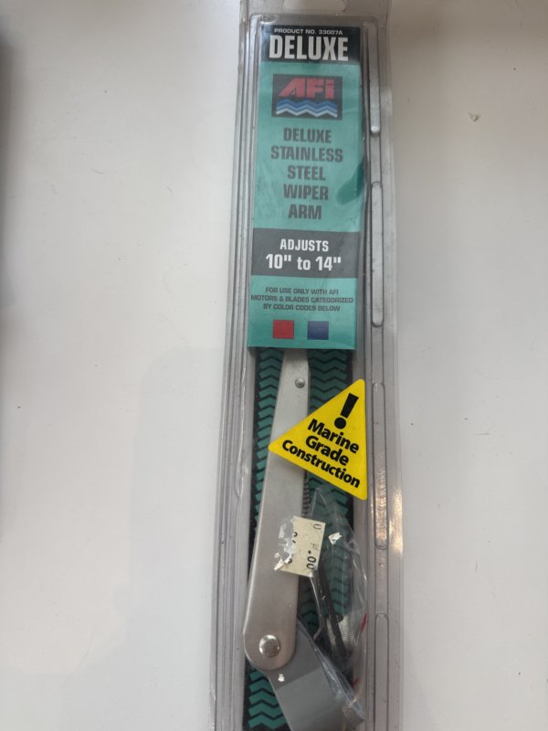 AFI Deluxe Stainless Steel Wiper Arm 10\\