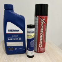 Marine Shield Kit: 4-stroke Oil SAE 10W-30, Marine Grease & Corrosion-X Spray (Free Delivery)