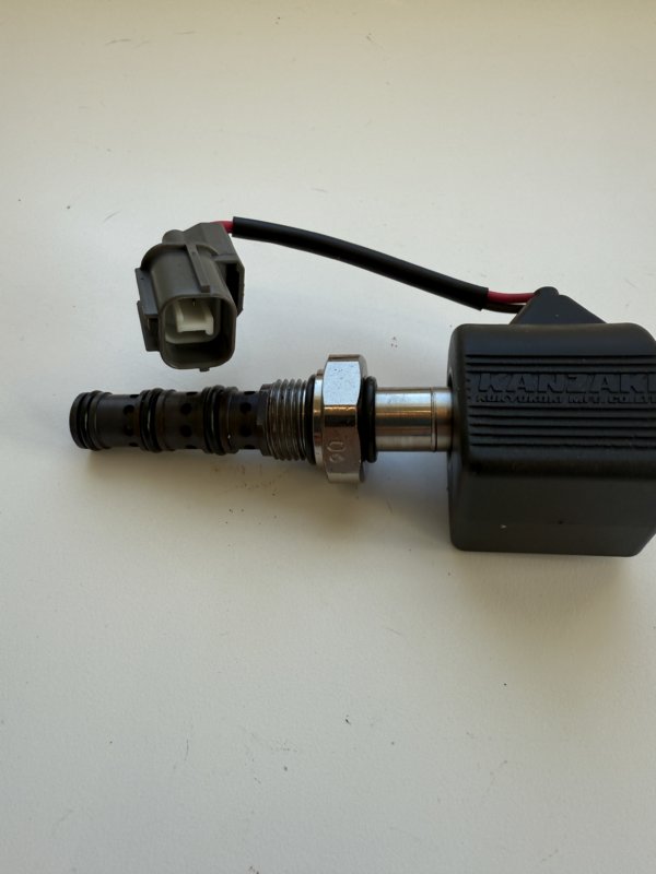 Kanzaki (Yanmar) hydraulic solenoid valve. PA66