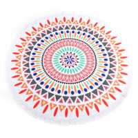 Colorful Round Beach Towel Colorful Round Beach Towel