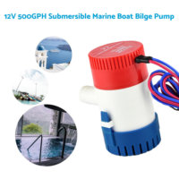 500GPH 12V Submersible Bilge Water Pump Suitable For Caravan, Camping, Marine & Fishing Boat 500GPH 12V Submersible Bilge Water Pump Suitable For Caravan, Camping, Marine & Fishing Boat