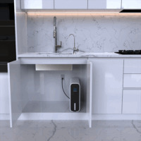 Drinkpod Tankless Reverse Osmosis Under Sink with Brushed Nickel Faucet