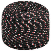NNEVL Boat Rope Black 8 mm 25 m Polypropylene