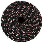 NNEVL Boat Rope Black 8 mm 25 m Polypropylene
