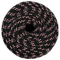 NNEVL Boat Rope Black 8 mm 25 m Polypropylene