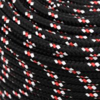 NNEVL Boat Rope Black 8 mm 25 m Polypropylene