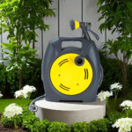 Garden Hose Reel Trolley with Hose