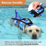 Pet Dog Life Jacket Shark Swim Vest