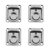 4Pcs Stainless Steel Boat Recessed Hatch Pull Handle
