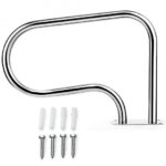 Stainless Steel Swimming Pool Hand Rail with Base Plate