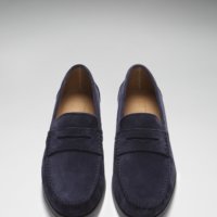 Boat Loafers, navy blue suede Boat Loafers, navy blue suede