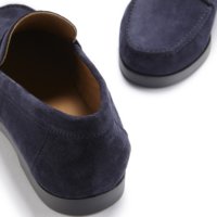 Boat Loafers, navy blue suede Boat Loafers, navy blue suede