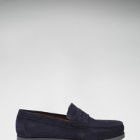 Boat Loafers, navy blue suede Boat Loafers, navy blue suede