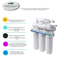 Reverse Osmosis 5 Stage Under Sink with Brushed Nickel Faucet Reverse Osmosis 5 Stage Under Sink with Brushed Nickel Faucet