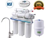 Reverse Osmosis 5 Stage Under Sink with Brushed Nickel Faucet
