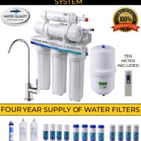 Reverse Osmosis 5 Stage Under Sink with Brushed Nickel Faucet Reverse Osmosis 5 Stage Under Sink with Brushed Nickel Faucet