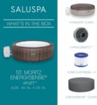 SaluSpa St Moritz Inflatable Hot Tub 7 Person 180 Jets