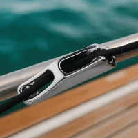 Marine Grade 316 Stainless Steel Rope Cam Cleat Mirror Polish Durable Clam Cleat Heavy Duty Boat Mooring Cleat Yacht