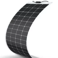 Renogy Solar Panel 50W/100W//150W/175W/200W 12V Lightweight Monocrystalline Semi-Flexible Off-Grid Charger for Marine RV Cabin