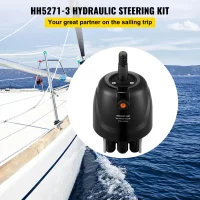 SucceBuy Outboard Hydraulic Steering Pump Helm 300 HP Hydraulic Pump HH5271-3 for Runabouts Boat Fishing Marine Boat Accessories