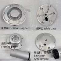 Aluminum alloy marine table brackets Commercial vehicles stowable table stands adjustable Recreational vehicle  Board suppor
