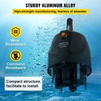 SucceBuy Outboard Hydraulic Steering Pump Helm 300 HP Hydraulic Pump HH5271-3 for Runabouts Boat Fishing Marine Boat Accessories