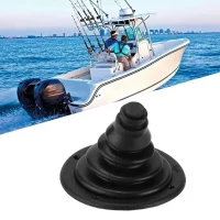 Marine Steering Shift Cable Protective Bellows Rubber Plastic for Cars Boats YachtsBlack