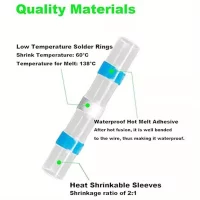 840pcs Solder Seal Wire Connectors for Marine, Automotive, Boat & Truck Wire Joints