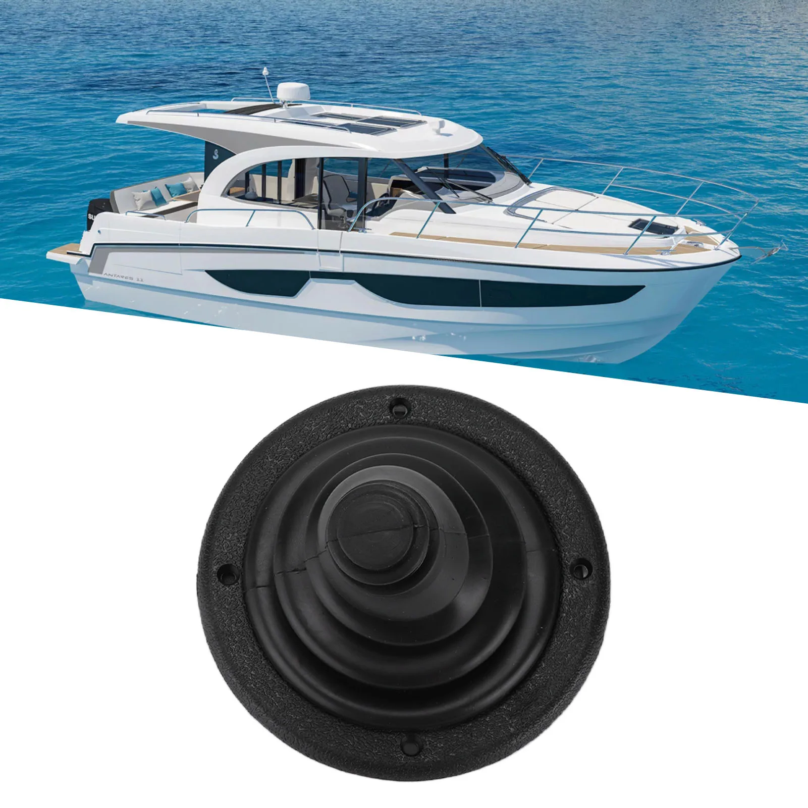 Sc2ca746952d74c779fff6c2d09cc87f2X.webp Marine Steering Shift Cable Protective Bellows Rubber Plastic for Cars Boats YachtsBlack