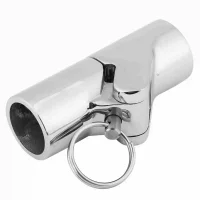 Marine Stainless Steel Folding Swivel Coupling Tube Pipe Connector Boat Hardware Fitting（25mm）