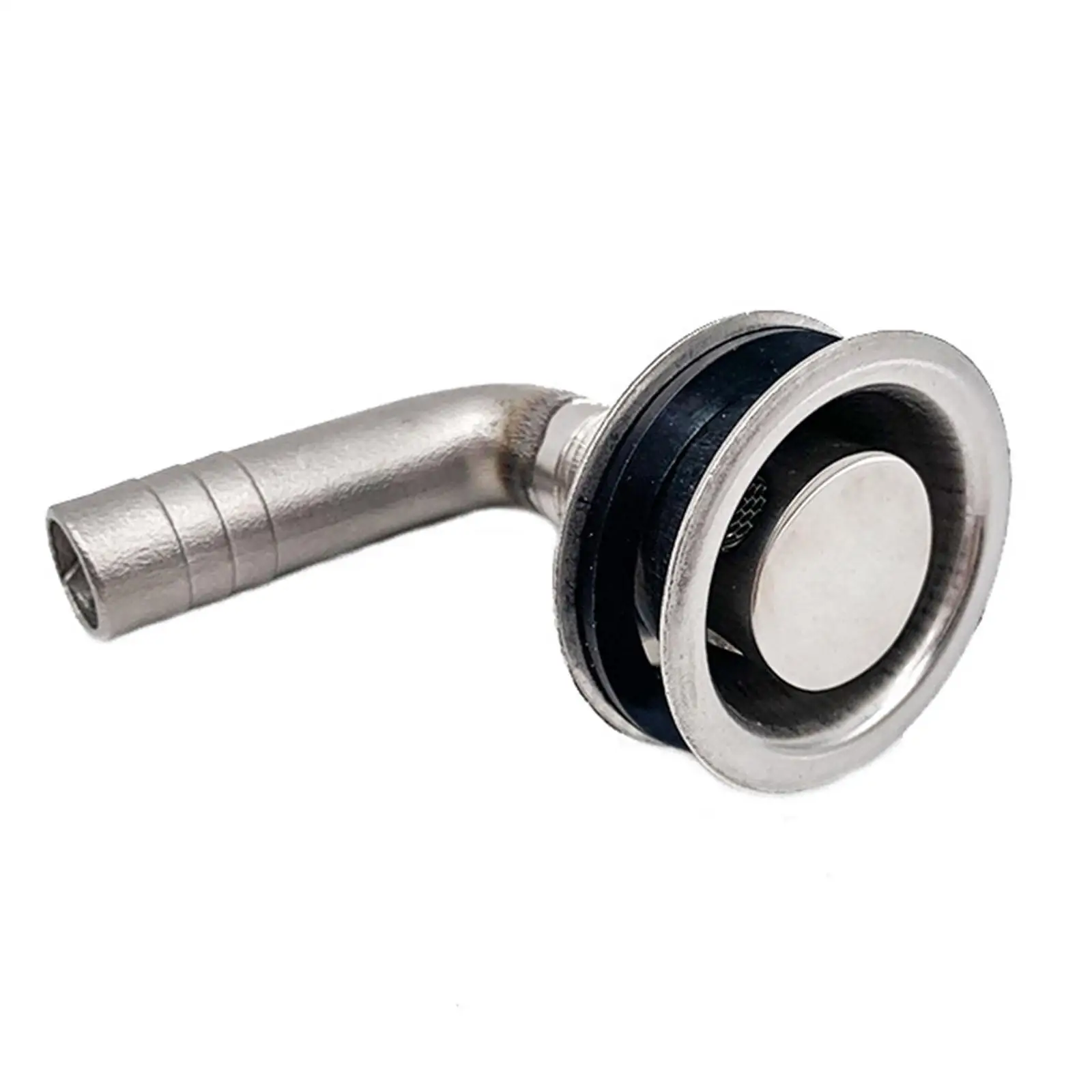 S1faf95f5d6bd4ff1b3549c6d3e5b3a297.webp Marine Grade 316 Stainless Steel Boat fuel Tank Vent, 90 flush, durability in