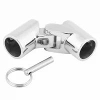 Marine Stainless Steel Folding Swivel Coupling Tube Pipe Connector Boat Hardware Fitting（25mm）