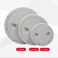 4/6/8 Inch Boat Hatches Deck Plate Detachable Plastic Marine Access Port Hatches Cover Double Waterproof for Marine Boat Yacht