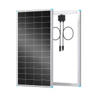 Renogy 16BB N-Type 200 Watt 24V Solar Panel, 24 Volt 200W Solar Panel 25% High-Efficiency, PV Module Power Charger for RV Marine