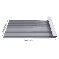 High-Quality EVA Foam Teak Marine Flooring Mat, 6mm Thick, Ideal for Boat, RV, and Pool Surfaces with Strong Self-Adhesive