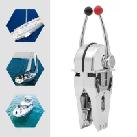 Twin Lever Marine Dual Engine Throttle Control Boat Handle Universal Control Twin Lever Marine Dual Engine Throttle Control Boat Handle Universal Control