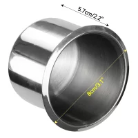 For Car Truck Marine Boat Camper RV Stainless Steel Cup Drink Bootle Holders Portable Cup Mount Holder Car Accessories Universal