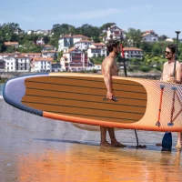 Teak Decking Marine Yacht Flooring Mat EVA Foam Water-proof Non-slip Uv-resistance Good Elastic Brown With Black Stripes